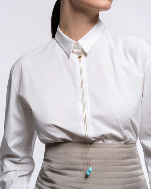 COLLANA STATEMENT SALISCENDI TURCHESE GRZ029M3TAU